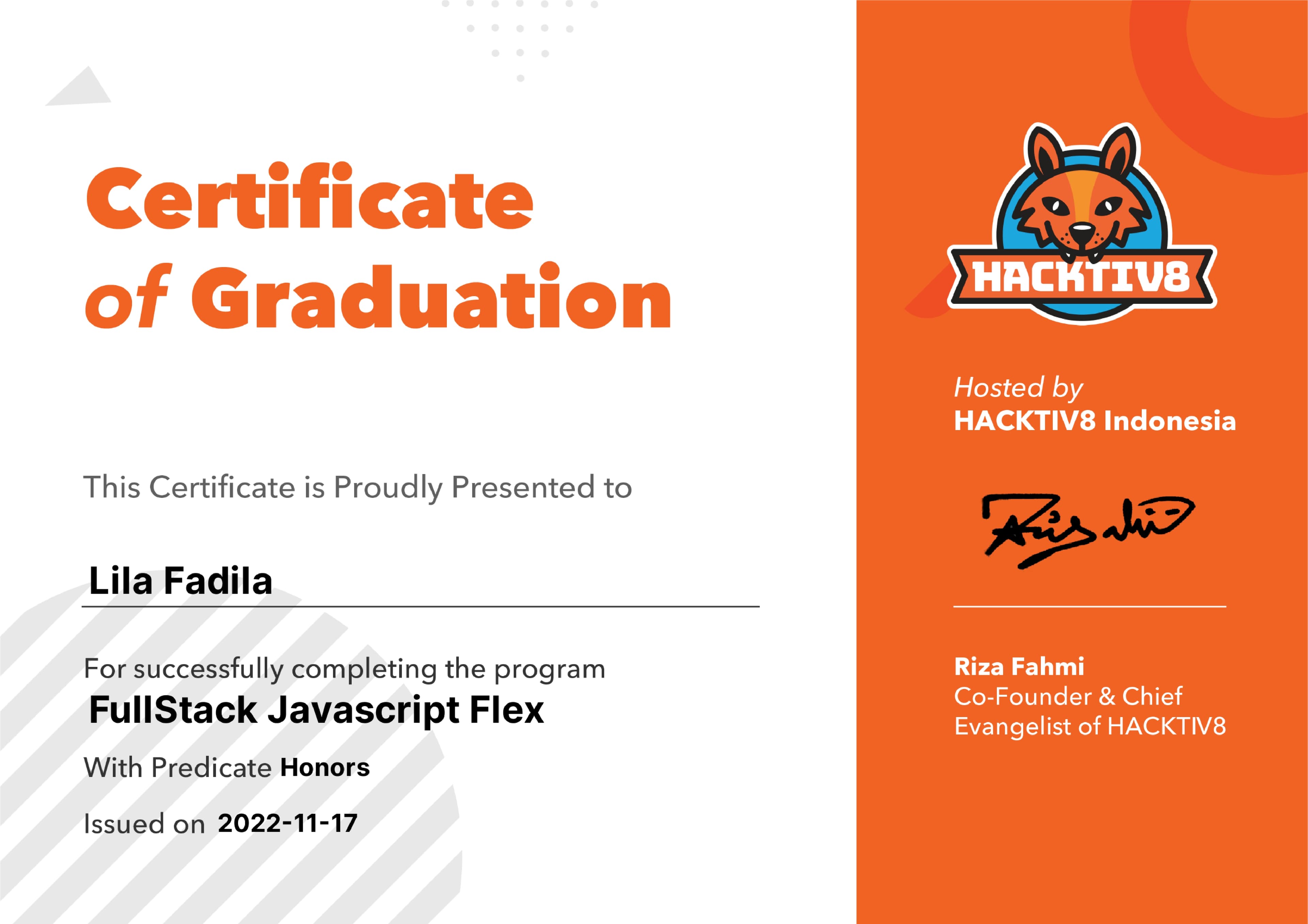 FullStack JavaScript Flex - Hacktiv8