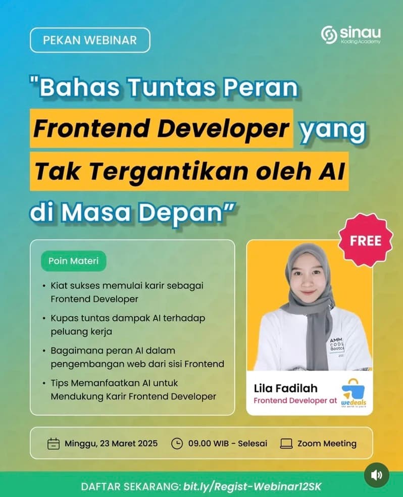 Bahas Tuntas Peran Frontend Developer yang Tak Tergantikan oleh AI
