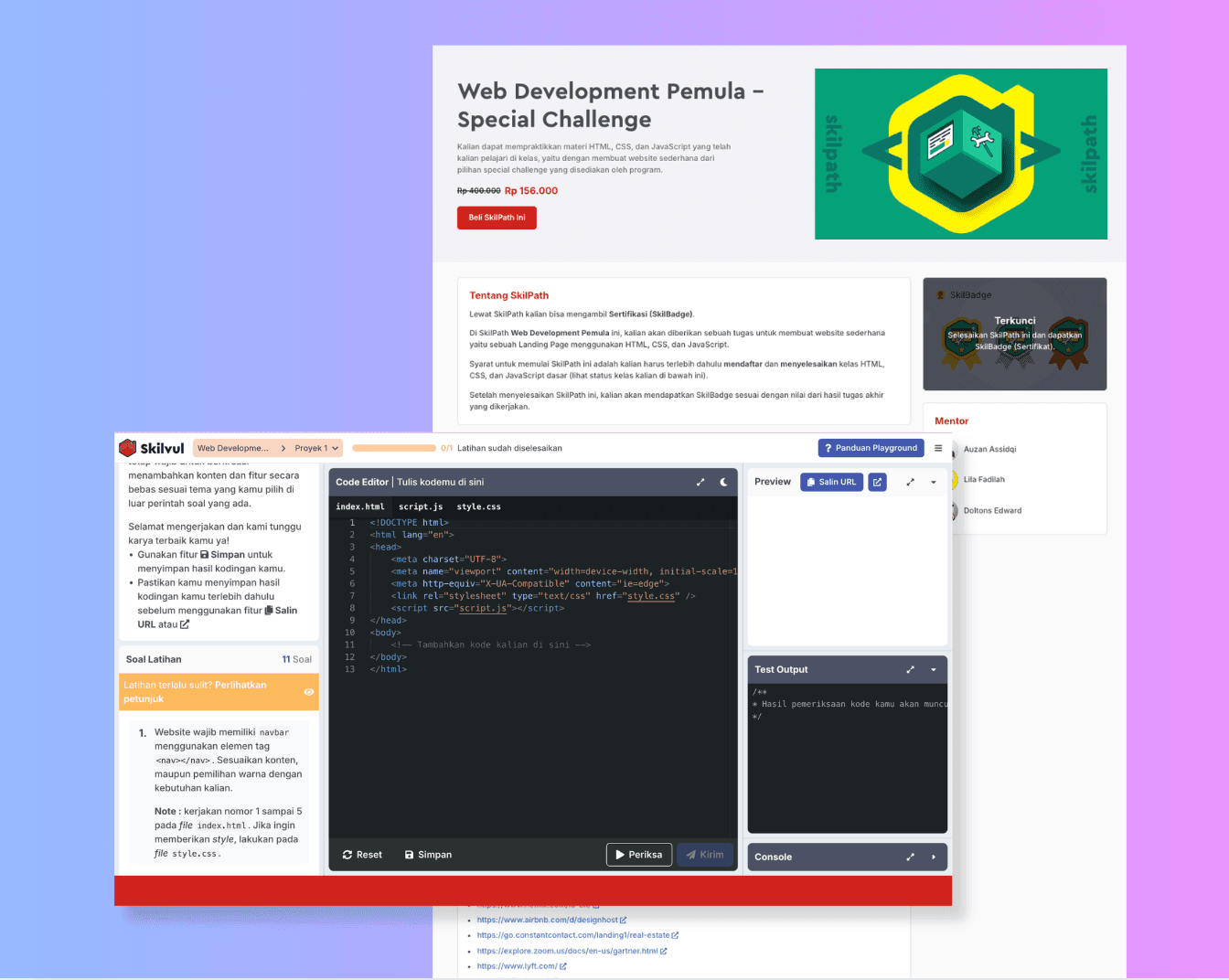 SkillPath Web Development preview 1