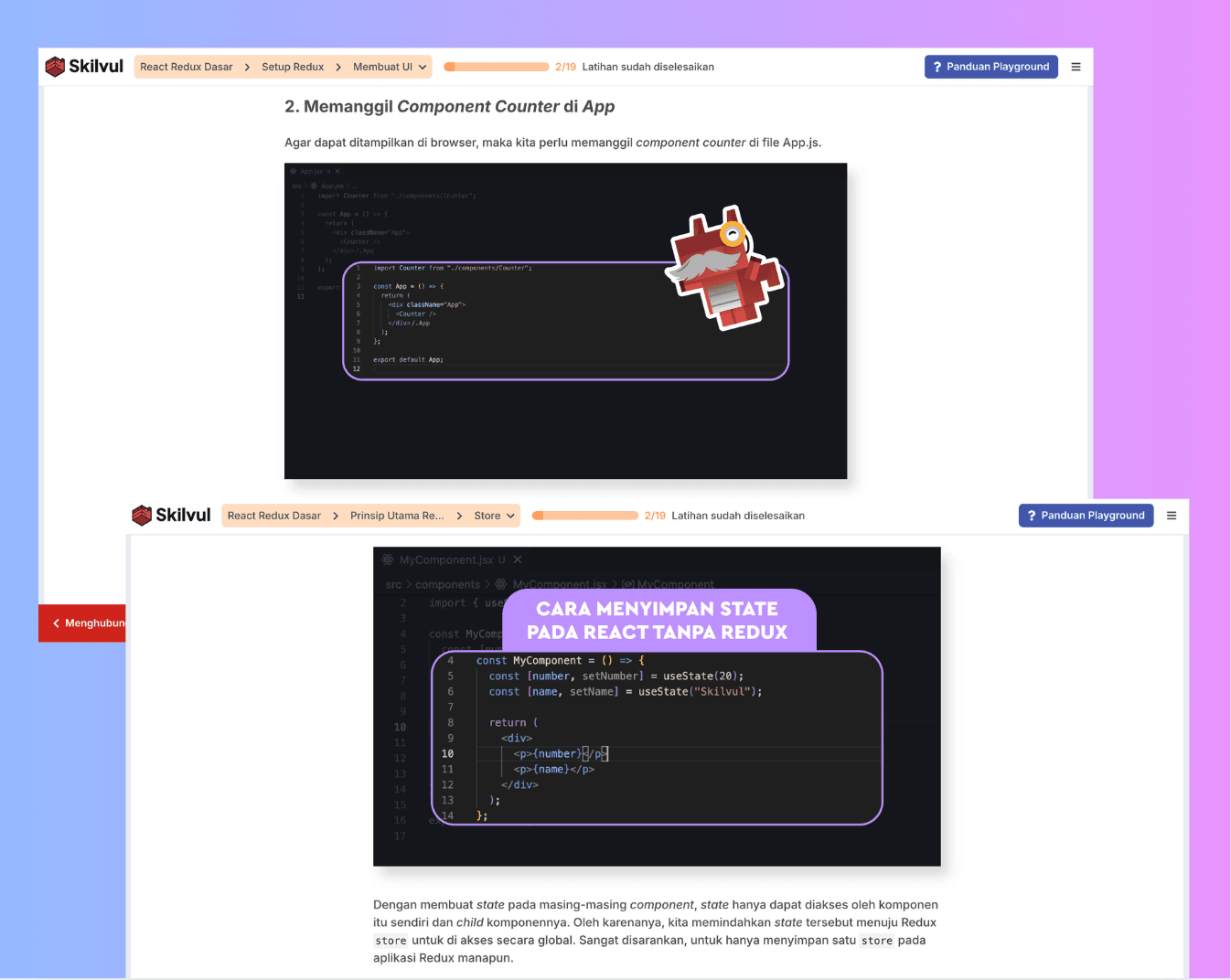 React Redux Dasar Course preview 2